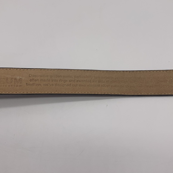 Vintage Brighton Museum Collection Belt Roman Coins Black Leather Sz Large FLAWS - Picture 12 of 16